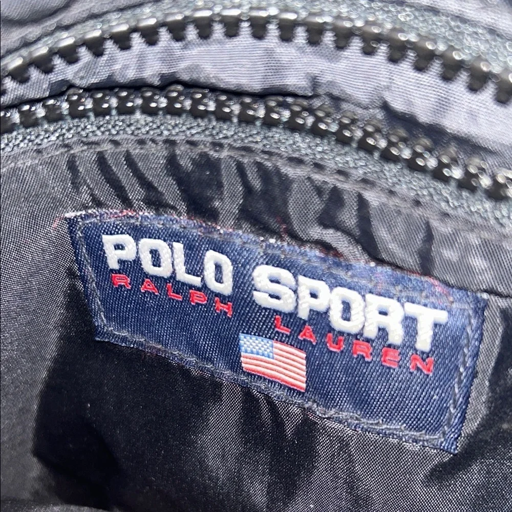 Polo by Ralph Lauren Black Messenger Bag Classic Design